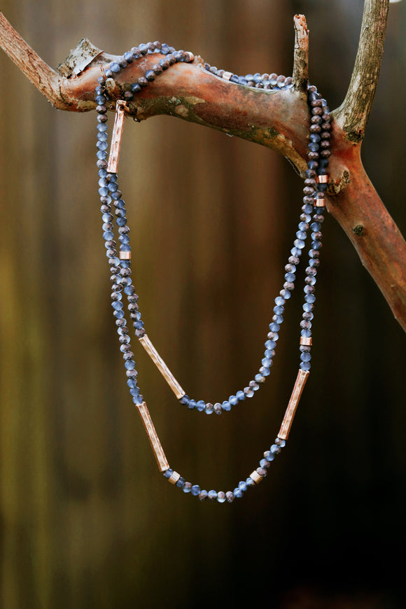 Gold Beaded Necklace