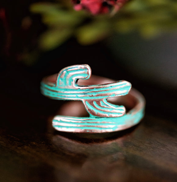 Cactus Ring Turquoise