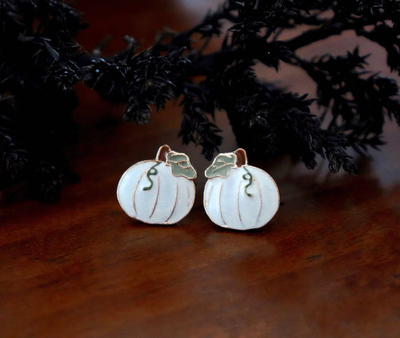 Fall Pumpkin Studs